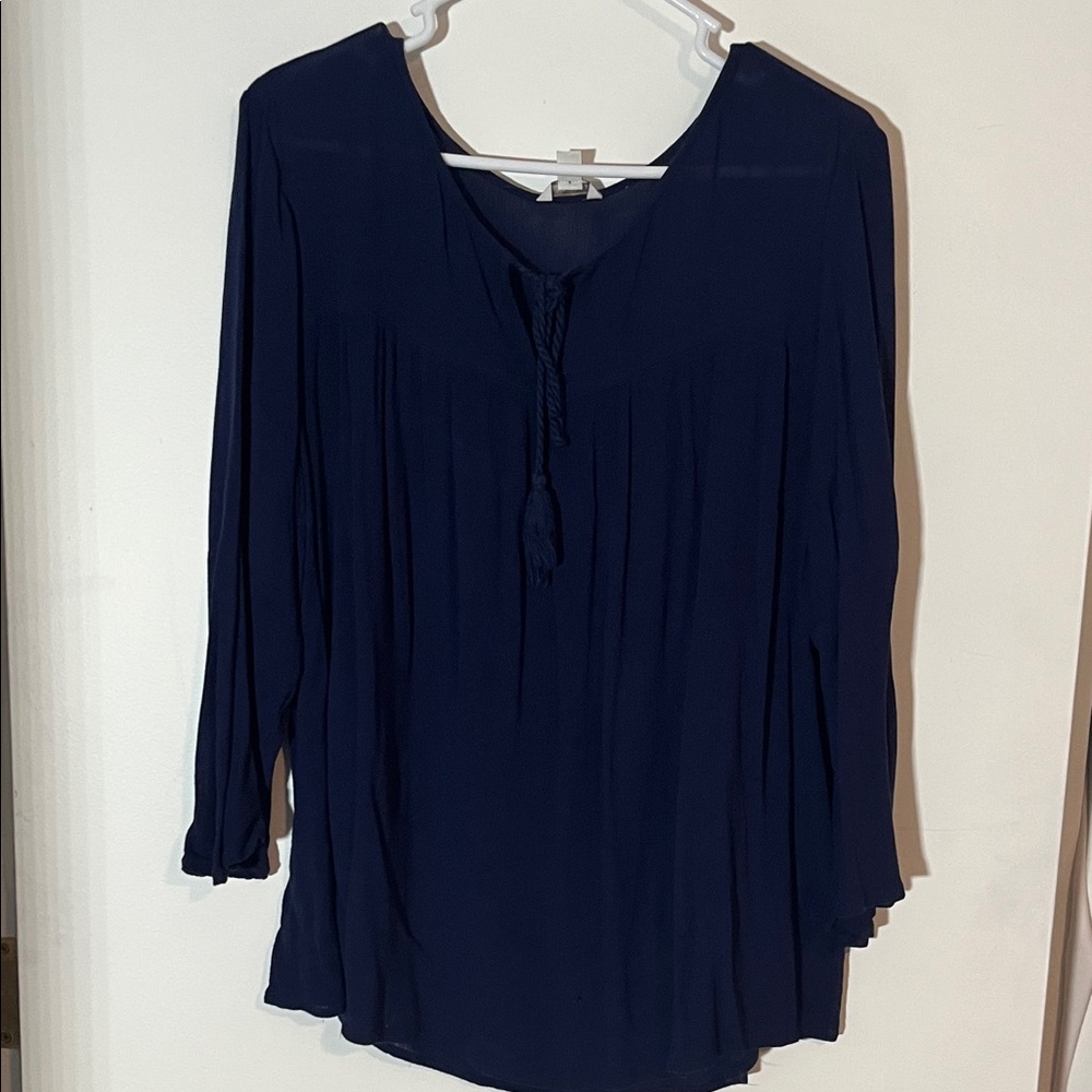 Cato Navy Blue Women's Blouse